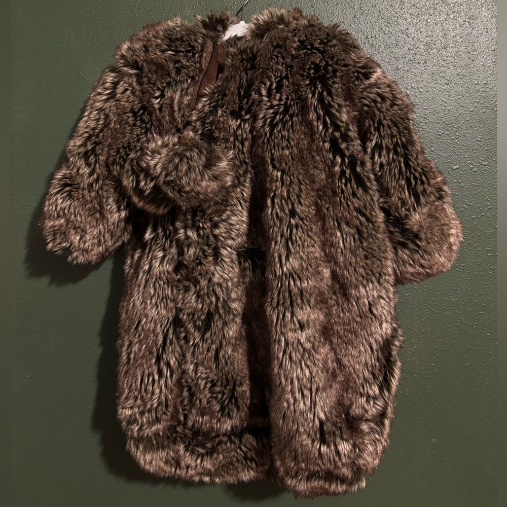 London & Cole Faux Fur Bunting Suit